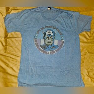MARVEL Captain America For President Tee Large